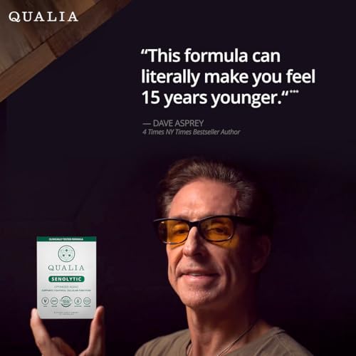 Image 4 of QUALIA LIFE SCIENCES Qualia Senolytic | 1400mg Fisetin for Healthy Aging & Vitality
