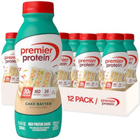 Thumbnail for Image 1 of Default Title for the product Premier Protein 30g High Protein Shake, Cake Batter, 12 Pack