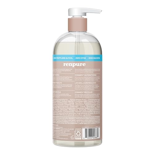 Image 2 of RENPURE Coconut & Vitamin E Nourishing Shampoo for Dry/Normal Hair 24oz