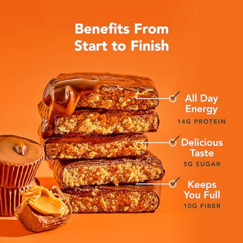 Image 3 of ALOHA Organic Plant Based Protein Bars - Peanut Butter Cup Bar - 12 Bars