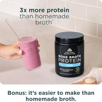 Thumbnail for Image 6 of Ancient Nutrition Grass Fed Bone Broth Protein Powder, Vanilla