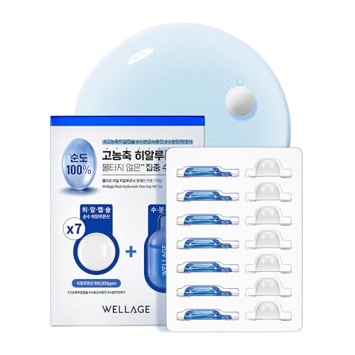 Image 1 of Default Title for the product WELLAGE Real Hyaluronic Acid Hydrate One Day Kit Serum 7ea