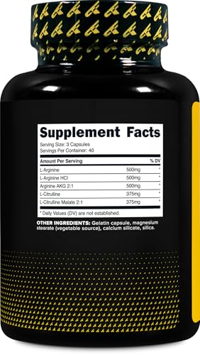 Image 5 of Primaforce Nitric Oxide Booster (2,250mg) 120 Capsules, 40 Servings