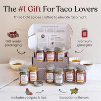 Thumbnail for Image 2 of Burlap & Barrel Taco Seasoning Single Origin Spice Set - Wild Mountain Cumin, Sun-Dried Tomato, Ground Black Lime - 3 Full Size in a Gift Box