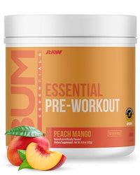 Thumbnail for Image 4 of Peach Mango (Pack of 1) for the product RAW Essential Pre-Workout Powder
