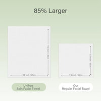 Thumbnail for Image 2 of UNIFREE Facial Towels X-Large Size 11.8 x 9.8 Inch 50 Count