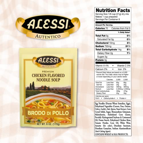 Image 2 of Alessi Autentico Premium Soups, Traditional Flavors, 6oz, Pack of 6