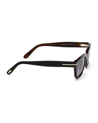 Thumbnail for Tom Ford SNOWDON FT0237 05B Black/Other Sunglasses Grey Gradient 52mm Lens