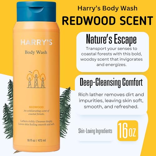 Image 3 of Harry's Men's Body Wash, 18 Fl oz (Pack of 4)