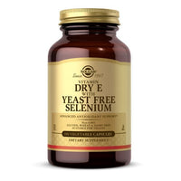 Thumbnail for Solgar Dry Vitamin E with Yeast-Free Selenium Vegetable Capsules 100 V Caps