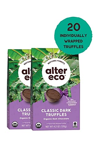Image 2 of Alter Eco Classic Dark Chocolate Truffles 20 Truffles