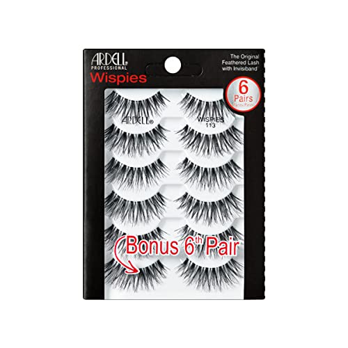 Image 1 of Default Title for the product Ardell Wispies Lashes 113 Natural Look Wispy Strip False Eyelashes, 6 Pairs