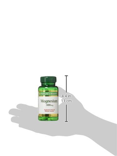 Nature's Bounty Magnesium 500 mg Tablets 100 Ea