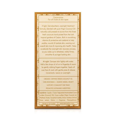 Image 4 of SPA CEYLON Virgin Coconut Night Repair Face Treatment Oil 30ml