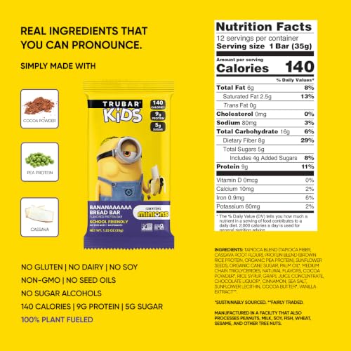 Image 2 of TRUBAR Kids Protein Bars 12 Count