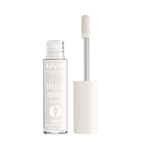 Thumbnail for NYX PROFESSIONAL MAKEUP This Is Milky Gloss, Lip Gloss with 12 Hour Hydration, Vegan - Coquito Shake (Milky Clear)