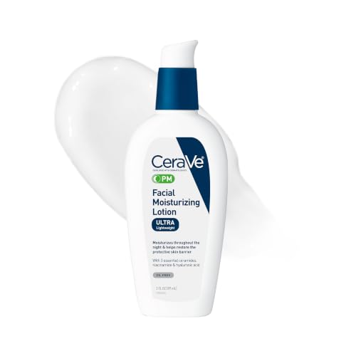 Image 1 of 3 Fl Oz (Pack of 1) for the product CeraVe PM Daily Facial Moisturizer, Skin Care for Dry Skin, Oil-Free, 3oz