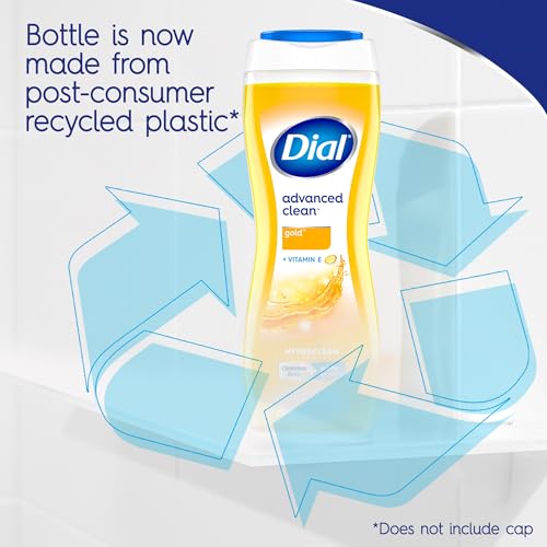 Image 4 of Dial Body Wash, Hydraclean Complex & Vitamin E, Gold, 16 Fl Oz, 4-Pack
