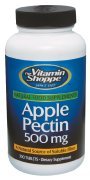 Thumbnail for Apple Pectin 500mg A Natural Source of Soluble Fiber, Supports Digestive Health Promotes Regularity Dairy, Gluten Soy Free Tablet (300 Tablets) by The Vitamin Shoppe