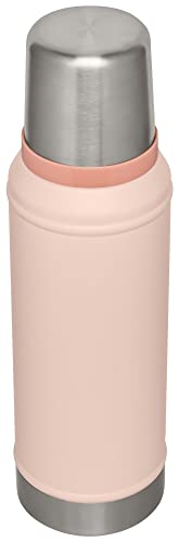 Thumbnail for Stanley Classic Legendary Vacuum Bottle 1.0 qt | Wide Mouth with Leakproof Cup Lid | Keep Drinks Hot or Cold | Packable for Travel | Insulated Stainless Steel Thermos | BPA-Free | Limestone