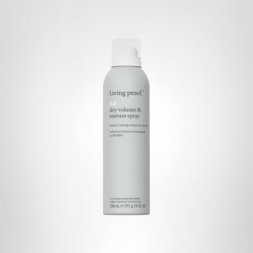 Living proof Full Dry Volume & Texture Spray – Instant Volume, Texture, Oil Absorption, Heat Protection, Lightweight Hold for Fine or Flat Hair, 7.5 oz