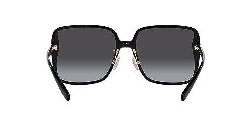 Coach HC8368D Sunglasses, Black/Grey Gradient, 61 mm