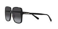 Thumbnail for Coach HC8368D Sunglasses, Black/Grey Gradient, 61 mm