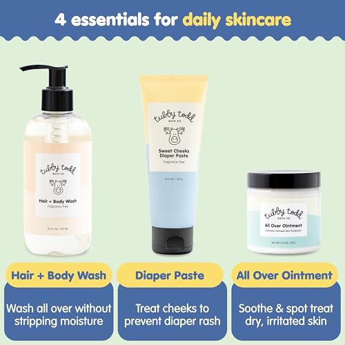 Image 3 of TUBBY TODD Baby Bundle Newborn Skin Care Set
