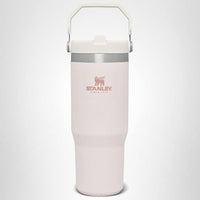 Thumbnail for STANLEY IceFlow Flip Straw Tumbler with Handle 30 oz | Twist On Lid and Flip Up Straw | Leak Resistant Water Bottle | Insulated Stainless Steel |BPA-Free | Rose Quartz