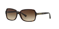 Thumbnail for Coach HC8116 Blair Sunglasses, Dark Tortoise/Brown Gradient, 56 mm