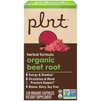 Thumbnail for Image 4 of plnt Organic Beet Root 1,000 MG (120 Capsules)