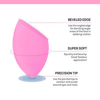 Thumbnail for Image 4 of AOA STUDIO Makeup Sponge Set Latex Free Super Soft Set of 6