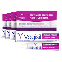 Thumbnail for Image 1 of 1 Ounce (Pack of 4) for the product Vagisil Maximum Strength Feminine Anti-Itch Cre??me, 1 Oz (4 Pack)