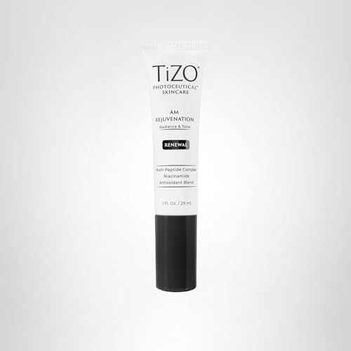 TiZO Photoceutical AM Rejuvenation | Repair with Peptides | Niacinamide | Powerful Antioxidants (Vitamins C & E) - 1 fluid Ounce (Pack of 1)