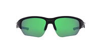 Thumbnail for Oakley Men's OO9363 Flak Beta Rectangular Sunglasses, Matte Black/Green, 64mm