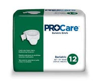 Thumbnail for ProCare Adult Brief Tab Closure 2X-Large Disposable Heavy Absorbency, CRB-017 - Pack of 12