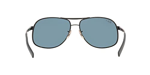 Ray-Ban Men's RB3387 Polarized Pilot Sunglasses, Black, 64mm