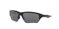 Thumbnail for Oakley Men's OO9363 Flak Beta Rectangular Sunglasses, Polished Black/Black Iridium, 64 mm