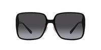 Thumbnail for Coach HC8368D Sunglasses, Black/Grey Gradient, 61 mm