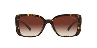 Thumbnail for Coach HC8352 Sunglasses, Dark Tortoise/Dark Brown Gradient, 54 mm