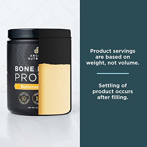 Image 6 of Ancient Nutrition Grass Fed Bone Broth Protein Powder, Butternut Squash