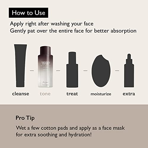 Image 6 of HARUHARU Black Rice Hyaluronic Toner for Sensitive Skin, 5.07 fl. oz