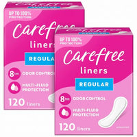 Thumbnail for Image 1 of Default Title for the product Carefree Panty Liners, 120ct, Pack of 2