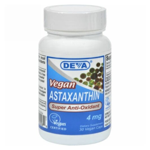 Deva Vegan Vitamins Vegan Astaxanthin Super Antioxidant 30 vegan caps