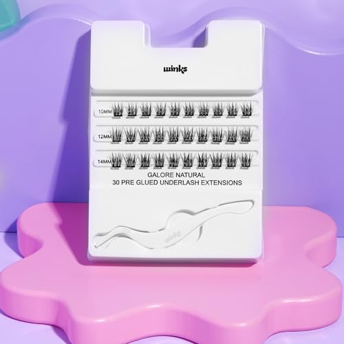 Image 6 of Ardell Winks Press On Eyelash Extensions, DIY Lash Clusters, 30 Individual Lashes, Natural Look with Applicator, 1 Pack