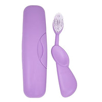 Thumbnail for Image 8 of Lavender / 1 Count (Pack of 1) / Right Handed Brush for the product RADIUS Toothbrush Original Big Brush