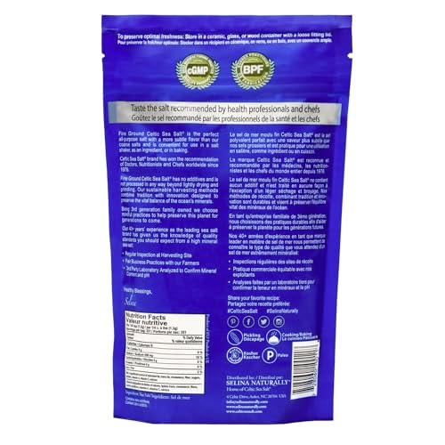 Image 2 of Celtic Sea Salt Fine Ground, Unrefined Mineral Salt for Cooking, 1 lb