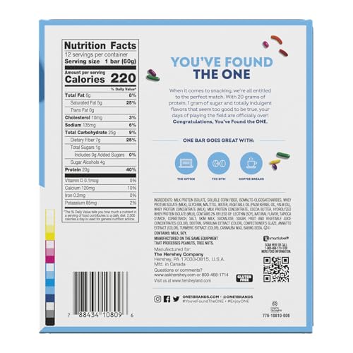 Image 2 of ONE Birthday Cake Protein Bars, 20g Protein, Gluten Free Snacks, 12 ct