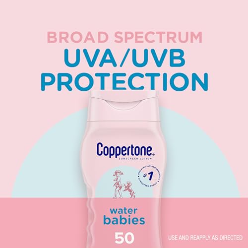 Image 2 of Coppertone WaterBabies Baby Sunscreen Lotion SPF 50 Multipack 12 x 8 OZ