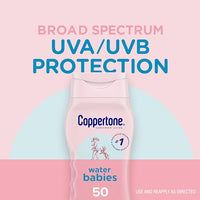 Thumbnail for Image 2 of Coppertone WaterBabies Baby Sunscreen Lotion SPF 50 Multipack 12 x 8 OZ